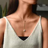 Pearl Pendant Drop Necklace