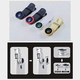 3-in-1 Universal Clip on Smartphone Camera