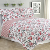 Melissa - 3 Piece Quilt Set - Multi Color Rose