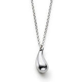 Silver Teardrop Necklace for Women